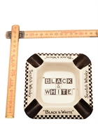 Askfat med Black & White whiskylogotyp 10